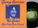 George Harrison Apple (France) 45/PS This Guitar Can't Keep From Crying