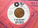 MOTOWN PROMO   SMOKEY ROBINSON & MIRACLES 45 WHITE TAMLA 54162  If You Can Want