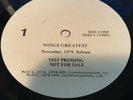WINGS Paul McCartney Greatest Test Pressing Rare BEATLES Capitol Mpl 1978