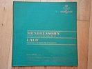 S 12.005 - MENDELSSOHN VIOLIN CONCERTO LALO - DEVY ERLIH *RARE* VINYL LP RECORD