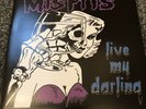THE MISFITS - LIVE MY DARLING - PURPLE / CLEAR  SWIRL WAX  ( BLACK FLAG, NOFX, )