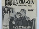 Halloween Novelty 45 BOB MCFADDEN Dracula Cha Cha CORAL VG+ picture sleeve HEAR