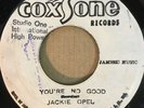 JACKIE OPEL / ROY RICHARDS   You're No Good / Green Collie COXSONE 45 EX