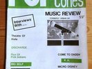 POPTONES 1981 RARE ORIG IRISH PUNK FANZINE THEATRE OF HATE FLUX OF PINK INDIANS
