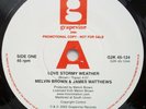 MELVIN BROWN & JAMES MATTHEWS LOVE STORMY WEATHER RARE GRAPEVINE PROMO G2K45124