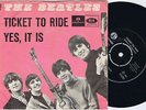 THE BEATLES Ticket To Ride danish 45PS 1965 VG+/VG+ Parlophone Large ?