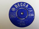 UK DECCA EP 45 VA BILLY FURY/JET HARRIS/VERNONS GIRLS  RECORD ONLY 1963 VG+