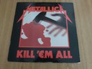 METALLICA - KILL 'EM ALL - INNER SLEEVE - VERY GOOD