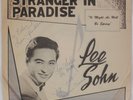 LEE SOHN: Stranger in Paradise ’62 Korean Lounge Singer RARE PS Signed 45