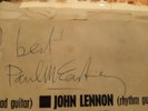 best paul mccartney signature on the back of a used please please me cover