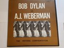 BOB DYLAN VS. A.J.WEBERMAN LP 1977 FOLKWAYS WITHDRAWN/RARE INTERVIEW ALBUM