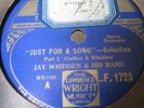 JAY WHIDDEN--JUST FOR A SONG---DECCA  1723-ETAT--VG