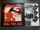 Metallica Kill 'Em All Vinyl Megaforce Records 1983. FREE SHIPPING