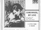 CONNIE FRANCIS: SOMEWHERE MY LOVE / LETTER FROM A SOLDIER - MGM SCHWEDEN