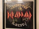def leppard 2 LPS SIGNED  03/29/19 Rock Hall of Fame Ceremony FRAMED w.VIP PASS