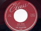 ?Hear? VG(+) The Rollettes “Sad Fool/Wham Bam Googie Rene” 45 Class Doo Wop Mp3