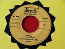 FIVE DEBONAIRES  DARLIN  RARE  G+++  WHISPERING BLUES  HERALD   DOO WOP 45
