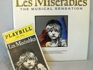 Vtg 1987 Les Miserables Broadway Show 2 Record Set  with Insert & Playbill