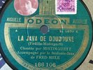 78 RPM MISTINGUETT La java de doudoune - Julie c'est Julie - ODEON 166.106