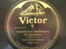Victor Concert Orchestra - Largo / Adante From Beethoven's 5TH Symphony / 35275