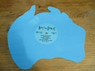 DAVID BOWIE : PRESS CONFERENCE 1987 AUSTRALIA (LTD EDN SHAPED COLOURED RECORD)