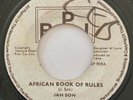 JAH SON African Book of Rules BPI 45 Roots Reggae Dub HEAR
