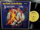 3 SAILORS & A GIRL 10” LP CAPITOL L-485 MONO DG PROMO JANE POWELL GORDON MACRAE