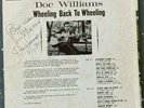 Signed DOC WILLIAMS: Wheeling Back To Wheeling LP Country