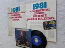 45t Continental Edison avec livret.   Johnny Hallyday