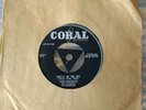 THE CRICKETS, BUDDY HOLLY, THAT'LL BE THE DAY, UK TRI-CENTRE CORAL, 45 RPM VINYL