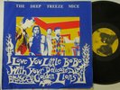 DEEP FREEZE MICE - I LOVE YOU LITTLE BOBO 2 LP UK POSTER SLEEVE Psych Prog Punk