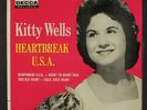 KITTY WELLS: Heartbreak U.s.a. 45 (PC) Country