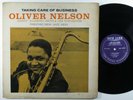 OLIVER NELSON Taking Care Of Business PRESTIGE/NEW JAZZ LP mono autographed?