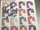 Elton John Signed “Leather Jackets” LP Vinyl Record
