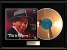 THIS IS FRANK SINATRA  ALBUM LP ALBUM GOLD METALIZED VINYL RECORD RARE NON RIAA