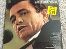 1968 JOHNNY CASH At Folsom Prison LP Columbia CS 9639 1st Pressing LP is MINT