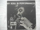 GIORGIO BURATTI MY SOUL IN PERFORMANCES   RARE ITALY JAZZ LP