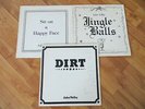 3 JOHN VALBY LPS - SIT ON A HAPPY FACE  DIRT ( SIGNED) JINGLE BALLS