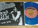 THE DAMNED - DON'T CRY WOLF - ONE WAY LOVE - BLUE VINYL - NEAR MINT