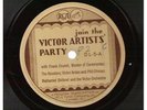RCA 33-1/3rpm Record DL-5 join the Victor Artists' Party / victor music festival