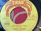 ERNEST WILSON   (7” VINYL 1969) Sentimental Man/It’s A Lie: Crab Records (CRAB 4