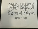 ICED EARTH PLAGUES OF BABYLON RSD LTD 321/500 LP VINYL 2014 SEALED Mint