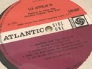 LED ZEPPELIN III: 1970 UK ATLANTIC RED/PLUM PRESS A5/B5 Peter Grant Credit