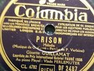 RARE 1938 Duo Vlado PERLEMUTER piano GUILLAMAT on FAURE French 78RMP COLUMBIA