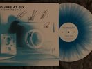 You Me At Six NIGHT PEOPLE Limited Edition SIGNED LP blue/white Splatter Vinyl