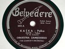 TED ZAMECKI AND HIS ORCHESTRA POLISH 78 POLKA RECORD BELVEDERE 202