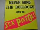 Sex Pistols, Never Mind Bollocks, Vinyl LP Blue label, Blank rear sleeve EX/EX