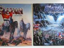 Saxon CRUSADER   GOLD STAMP CBS PROMO 1984 & ROCK THE NATIONS 1986 Vinyl LP's
