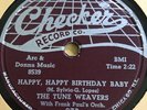 The Tune Weavers - Happy Happy Birthday Baby * Checker 872 Doo Wop 78rpm NM