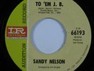R&B Mod Soul 45 SANDY NELSON Sock It To 'Em J.B. promo HEAR